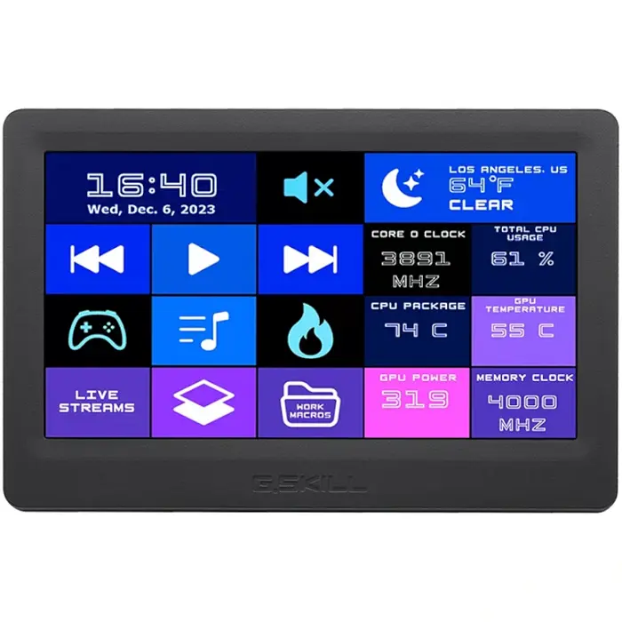 G.Skill WigiDash, 7" Diagnose-Display-GD-A7PCCSK-WGD