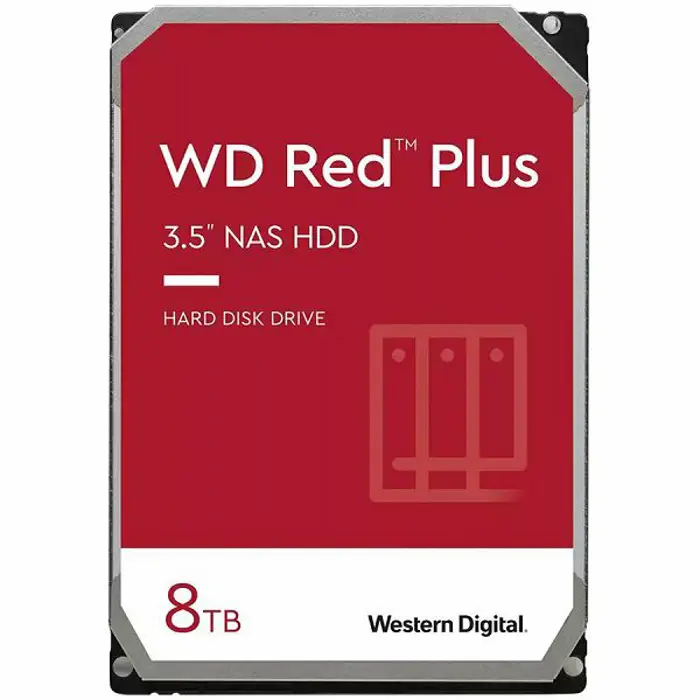 HDD WD Red Plus 8TB SATA WD80EFPX