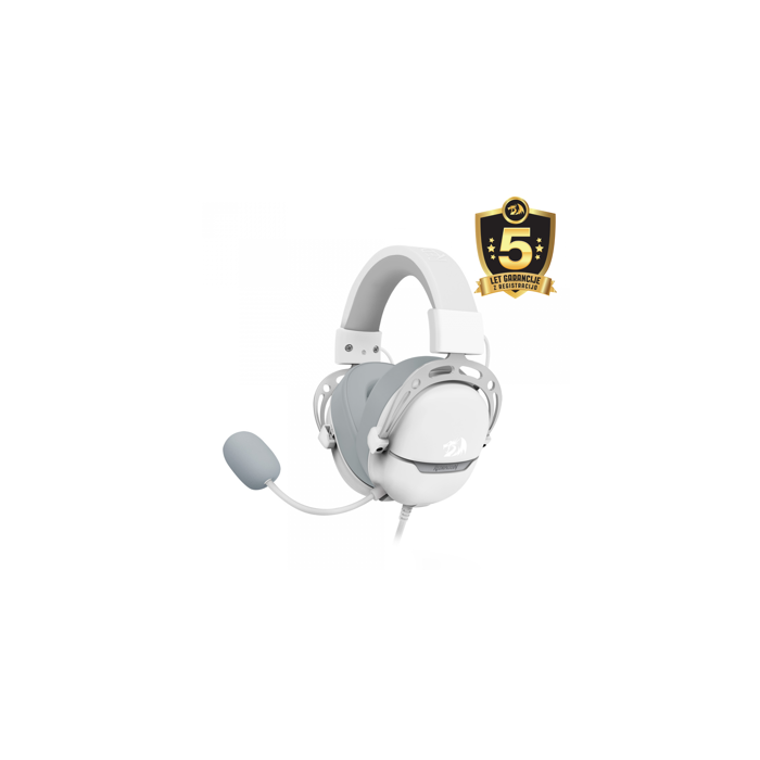 HEADSET - REDRAGON AURORA H376WG WIRED WHITE - 6950376721099