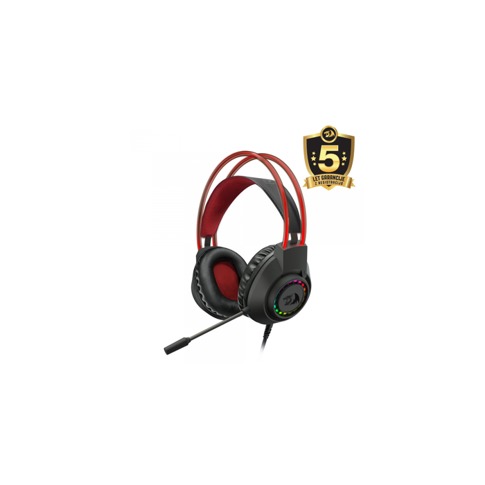 HEADSET - REDRAGON SCREAM H231 RGB WIRED BLACK - 6950376719317