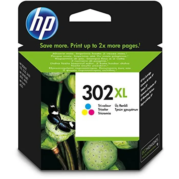 HP 302XL High Yield Tri-color Original Ink Cartridge