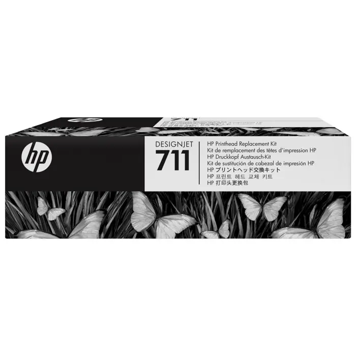 HP 711 - sort, gul, cyan, magenta - pr