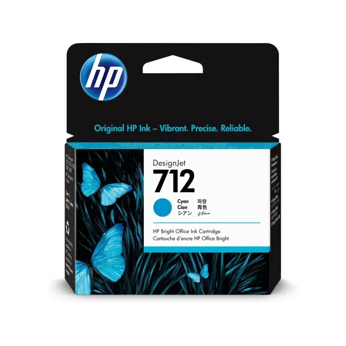 HP 712 - cyan - original - DesignJet -