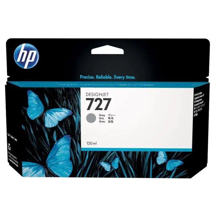 HP 727 130-ml Gray DesignJet Ink Cartridge