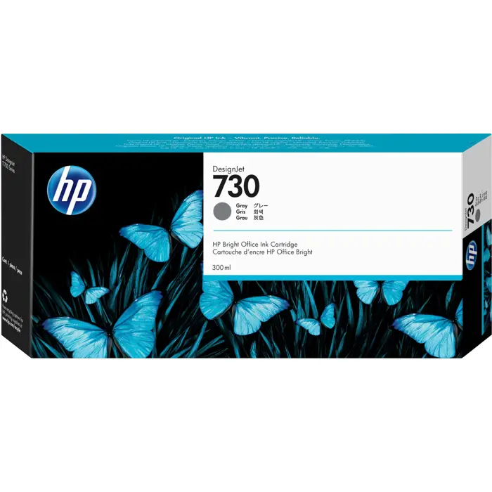 HP 730      Grau                Tintenpatrone 300ml