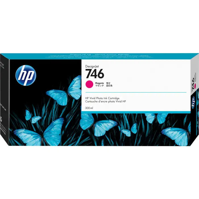 HP 746 300-ml Magenta DesignJet Ink Cartridge