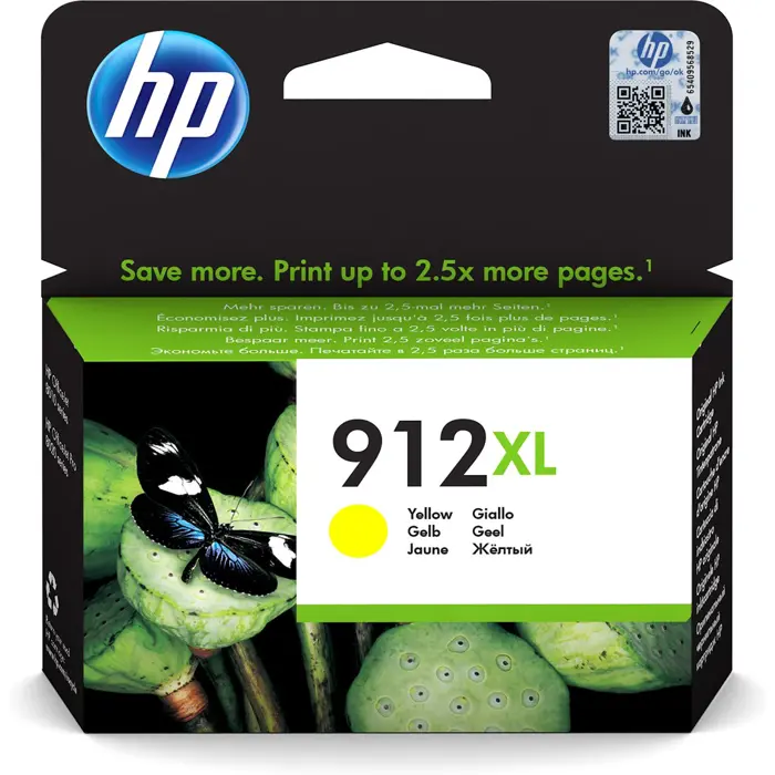 HP 912XL High Yield Yellow Original Ink Cartridge