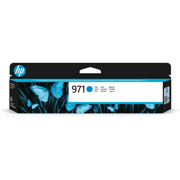 HP 971 Cyan Original Ink Cartridge