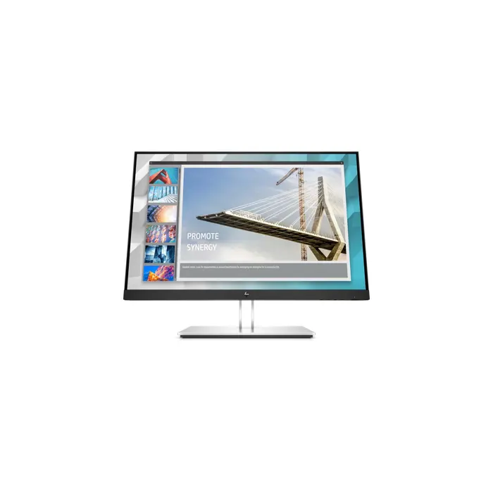 HP E-Series E24i G4 61 cm (24") 1920 x 1200 pixels WUXGA Black, Silver