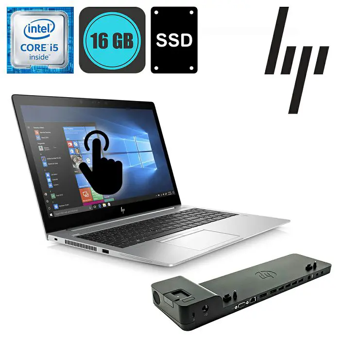 HP EliteBook 850 G5 i5-8350U, 16GB, 250GB SSD