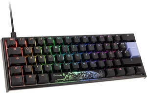 Ducky One 2 Pro Mini Gaming Keyboard, RGB LED - Cherry Black