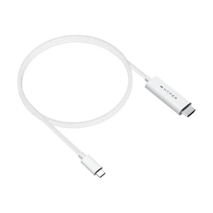 HYPER HyperDrive USB-C to HDMI 4K60Hz Cable - White