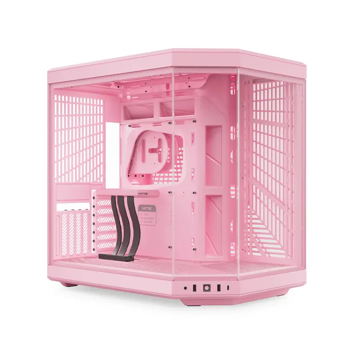 Hyte Y70 Midi-Tower, Tempered Glass- Strawberry Milk-CS-HYTE-Y70-SM