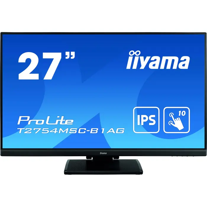 IIYAMA 68.6cm (27")   T2754MSC-B1AG 16:9  M-Touch VGA+HDMI