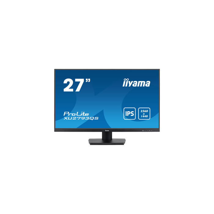 IIYAMA Monitor LED XUB2793QS-B6 27" IPS 2560 x 1440 @100Hz 16:9 	250 cd/m² 1300:1 1ms HDMI DP tilt