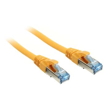 InLine Patchkabel Cat.6A, S/FTP (PiMf), 500MHz, yellow - 3m 76803Y