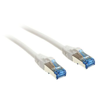 InLine Patchkabel Cat.6A, S/FTP (PiMf), 500MHz, white - 2m 76802W