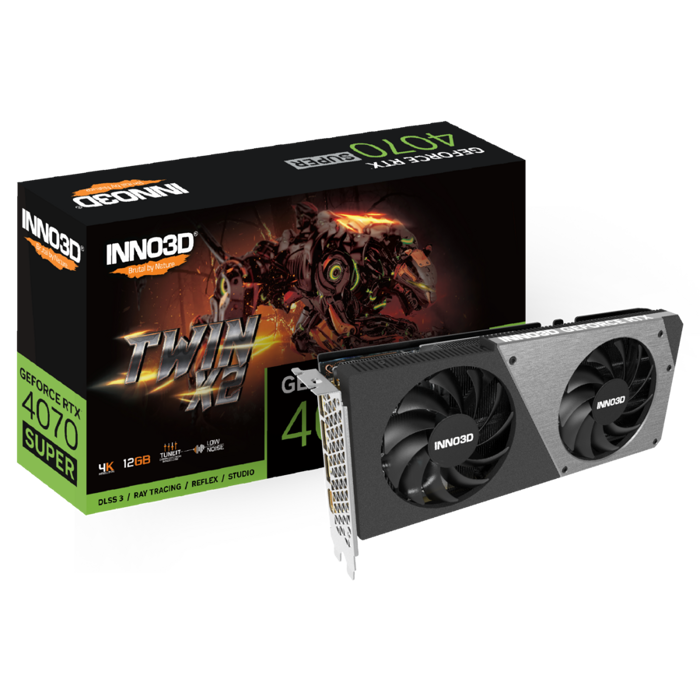 INNO3D GeForce RTX 4070 Super Twin X2 OC, 12288 MB GDDR6X