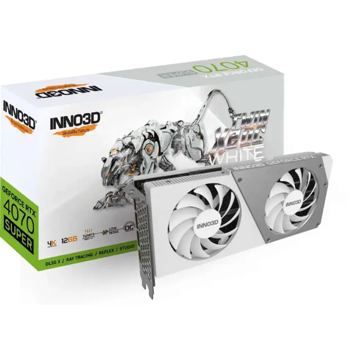 INNO3D GeForce RTX 4070 Super Twin X2 OC White, 12288 MB GDDR6X