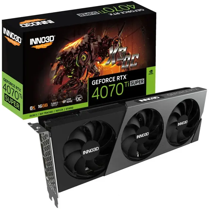 INNO3D GeForce RTX 4070 Ti Super X3 OC, 16384 MB GDDR6X