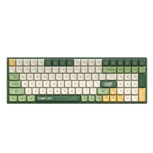 IQUNIX F97 Camping Wireless Gaming Tastatur, RGB - MX-Brown-Switches (US)-0600310352921