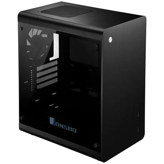 Jonsbo RM3 Micro-ATX Case, Tempered Glass - black