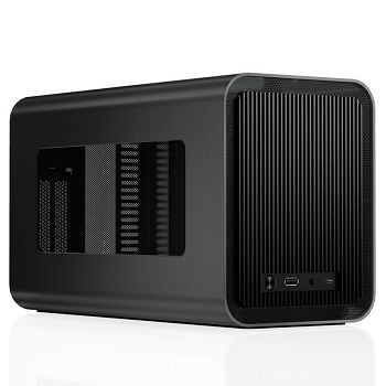 Jonsbo V11 Black , mini-ITX case, PCI-E 4.0 - crno