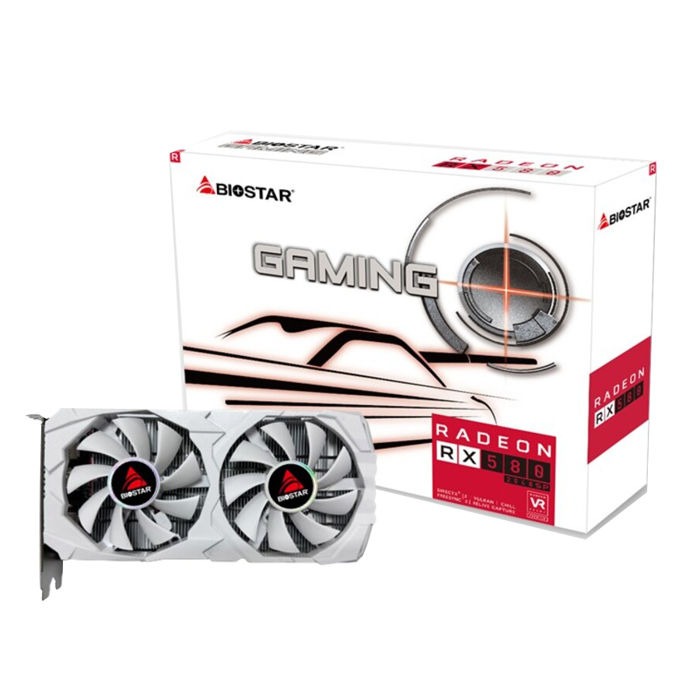 Karta graficzna BIOSTAR Radeon RX 580 8GB White D5