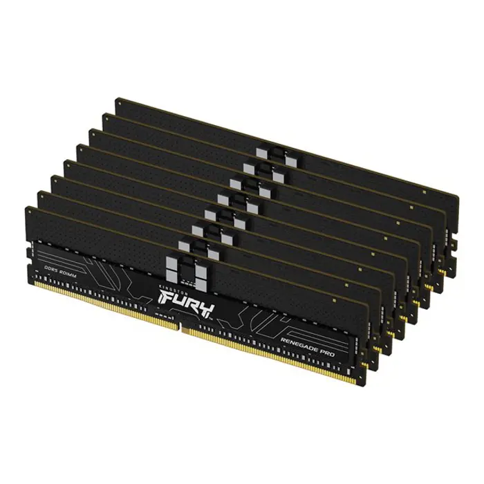 Kingston Fury Renegade Pro RDIMM Black Expo, 128GB (8x16GB), DDR5 6000MHz ECC, CL32, KF560R32RBEK8-128