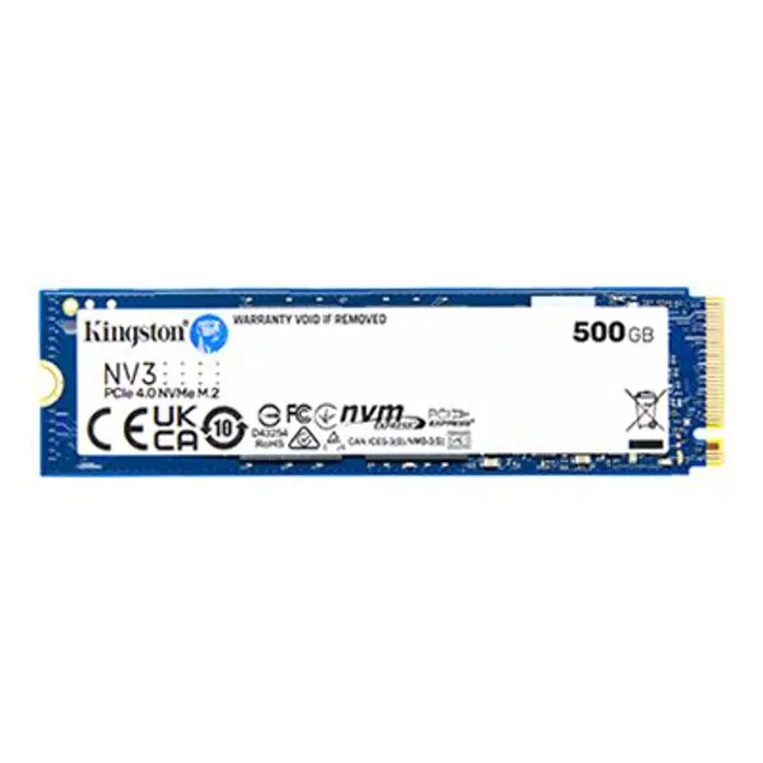 KINGSTON 500GB NV3 M.2 2280 PCIe 4.0 SSD