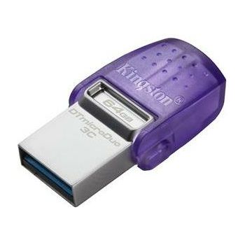 Kingston 64GB DataTraveler microDuo 3C 200MB/s dual USB-A + USB-C