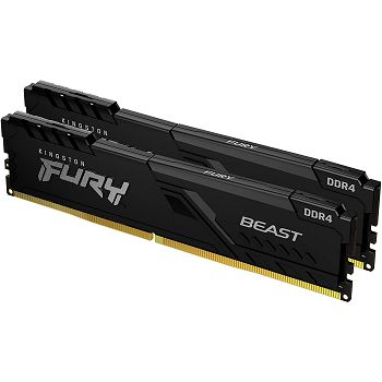 DDR4 Kingston FURY Beast, 32GB (2x16GB), 3600MHz, CL18, KF436C18BBK2/32