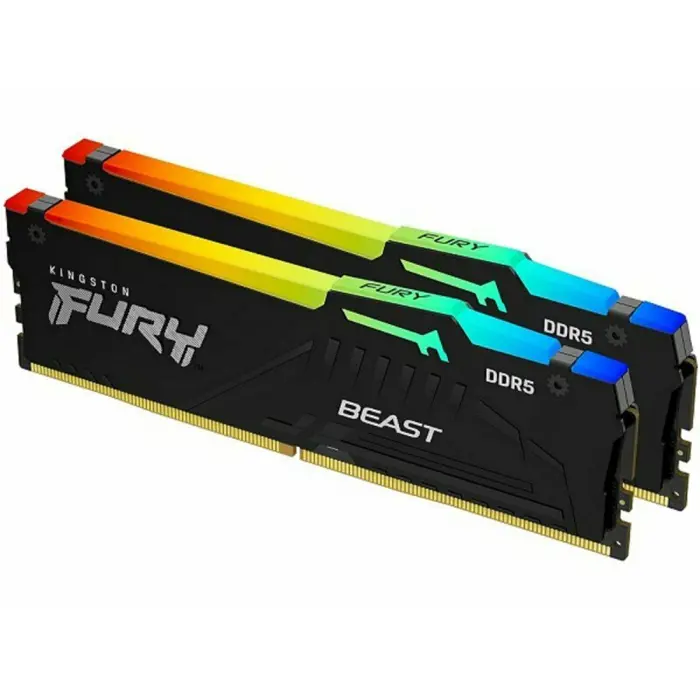 Kingston Fury Beast Black RGB 64GB (2x32GB) DDR5 6000 MHz AMD CL30