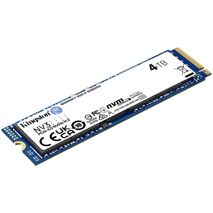 Kingston SSD 4TB NV3 M.2 2280 PCIe 4.0 NVMe SSD, EAN: 740617346602