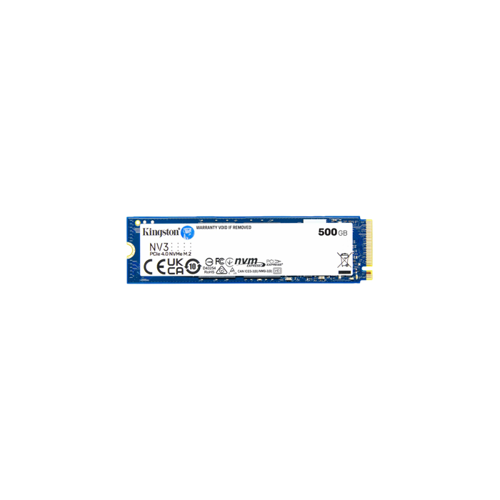 Kingston SSD 500GB NV3 M.2 2280 PCIe 4.0 NVMe SSD , EAN: 740617344806