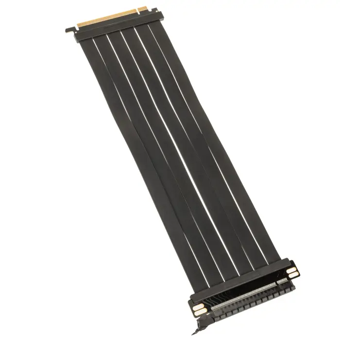 Kolink PCI Express 5.0 x16 auf x16 Riser-Kabel, 180 Grad, schwarz - 30cm-PGW-RC-MRK-011