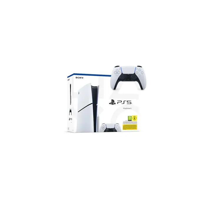  Konzola SONY Playstation 5 SLIM + PS5 DUALSENSE WHITE - 711719581376