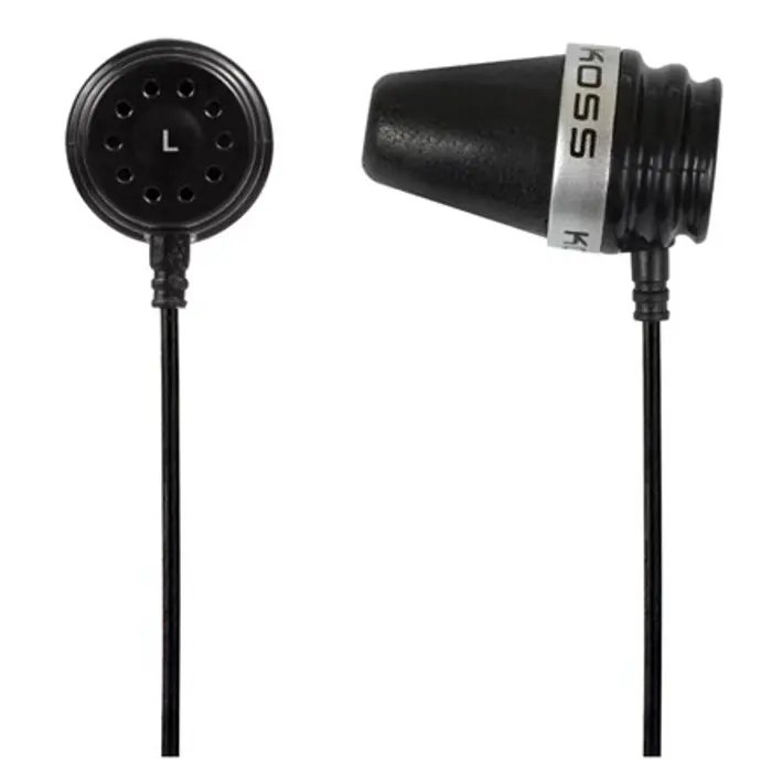 Koss | Sparkplug | Headphones | Wired | In-ear | Noise canceling | Black