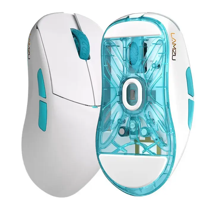 Lamzu Atlantis MINI PRO Gaming Maus - Polar White-0751501425419