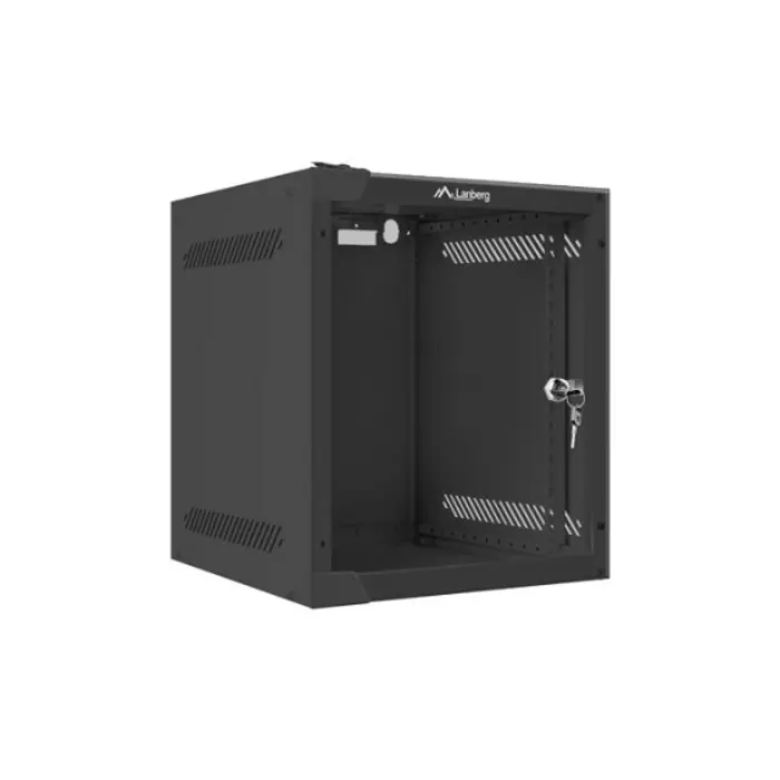 LANBERG 10" WALL-MOUNTED RACK CABINET 6U (280X310, BLACK)