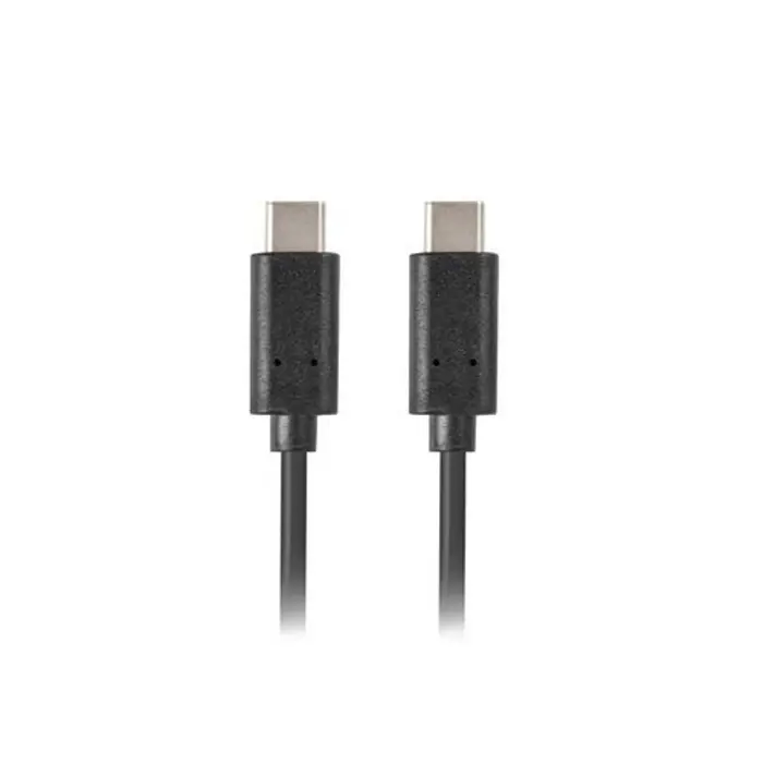 Lanberg CA-CMCM-10CU-0010-BK kabel USB 2.0 1m USB-C M/M  Black