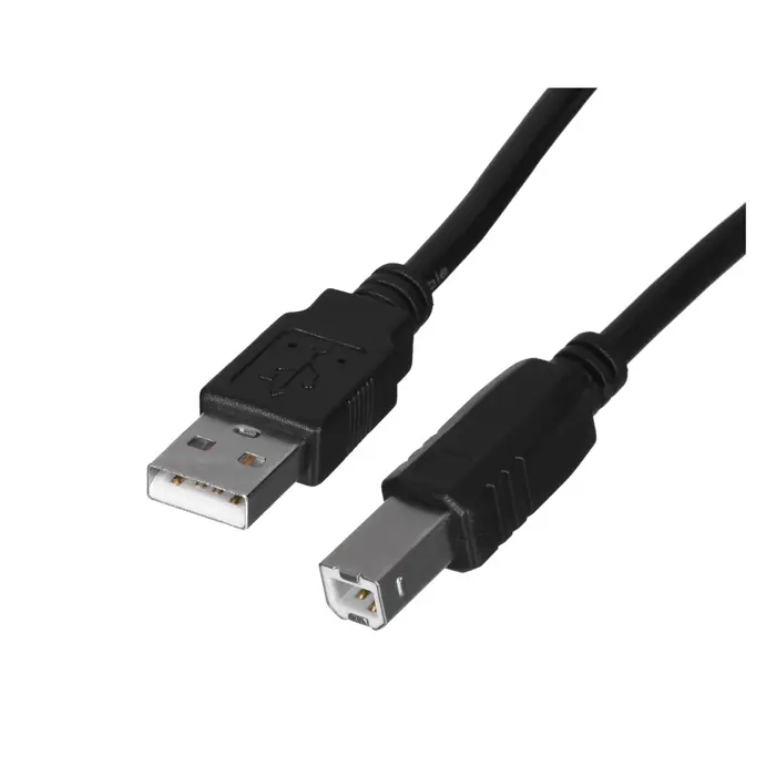 Lanberg CA-USBA-10CC-0018-BK USB cable USB 2.0 1.8 m USB B Black