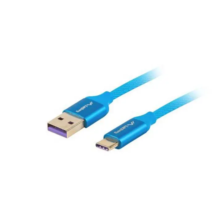 Lanberg CA-USBO-21CU-0005-BL USB cable USB 2.0 0.5 m USB A USB C Blue