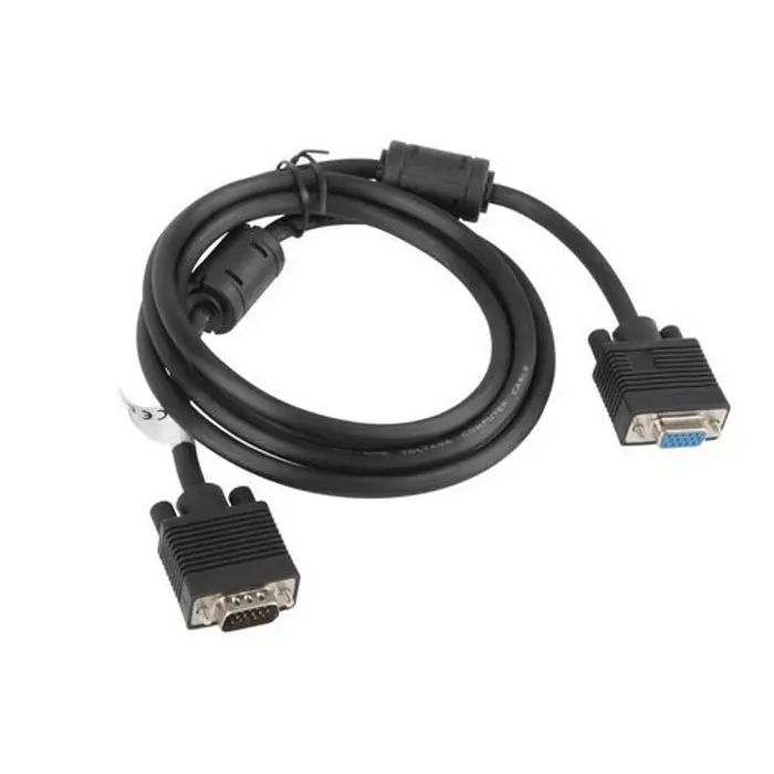 Lanberg CA-VGAC-10CC-0018-B+ VGA cable 1.8 m VGA (D-Sub) Black