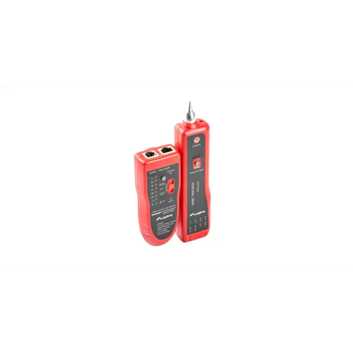 Lanberg NT-0501 network cable tester Black, Red