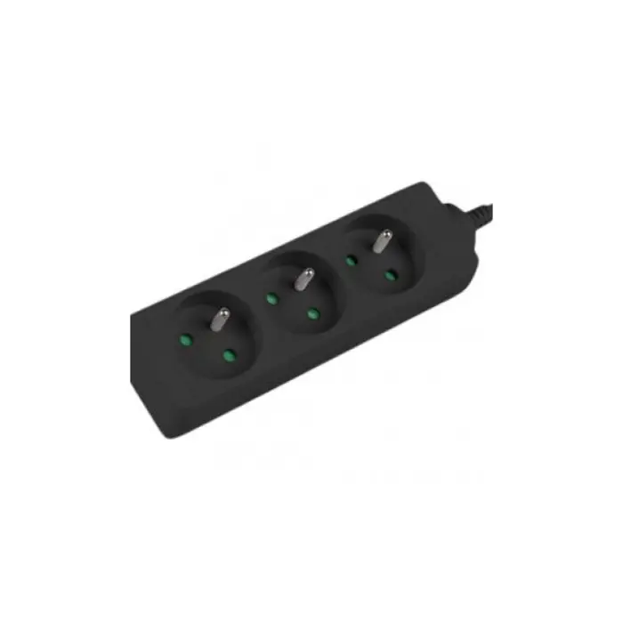 LANBERG POWER STRIP 1.5M BLACK, 3X 230V PL