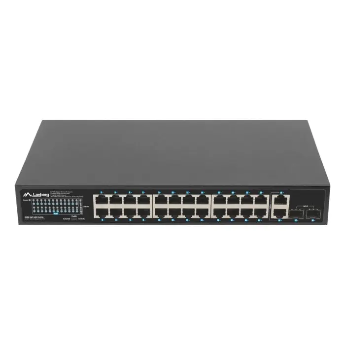 Lanberg RSGE-24P-2GE-2S-250 network switch Unmanaged