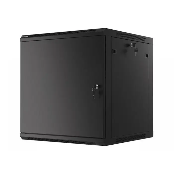 Lanberg WF01-6612-00B rack cabinet 12U Wall mounted rack Black