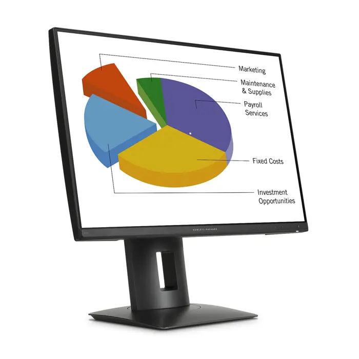 LCD HP 24" Z24n; black;1920x1200, 1000:1, 300 cd/m2, DVI, HDMI, DisplayPort, miniDP, USB Hub, AG