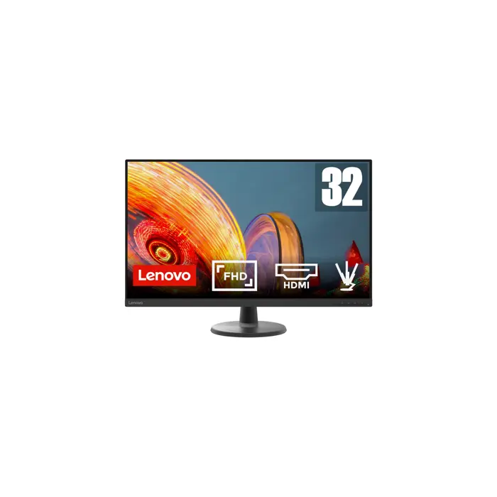 Lenovo D32-40 80 cm (31.5") 1920 x 1080 pixels Full HD Black